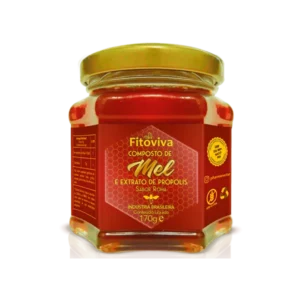 Composto de Mel e Própolis - Sabor Romã 170g