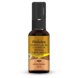 Spray de Mel e Própolis - Sabor Canela 30ml