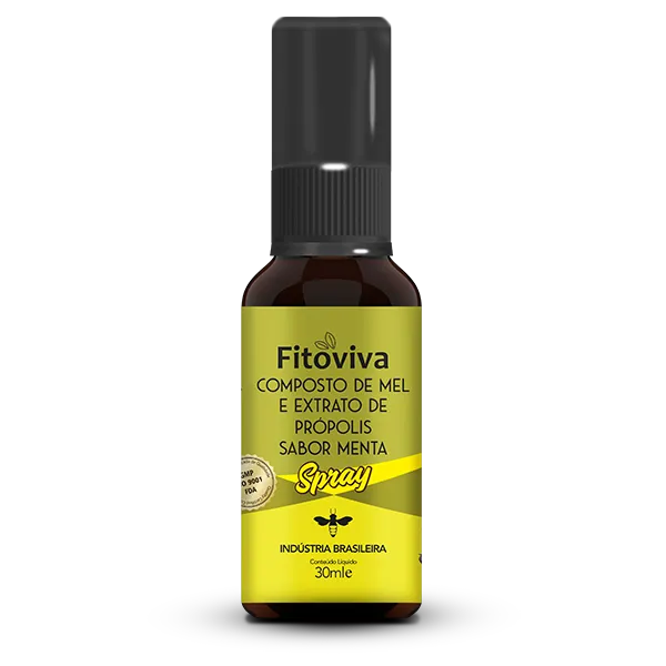 Spray de Mel e Própolis - Sabor Menta 30ml