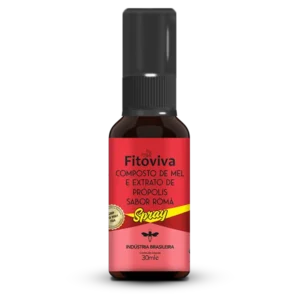Spray de Mel e Própolis - Sabor Romã 30ml