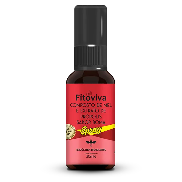 Spray de Mel e Própolis - Sabor Romã 30ml