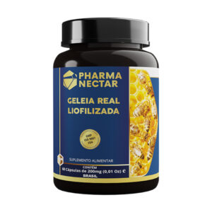 Geleia Real Liofilizada 60 cápsulas 200mg