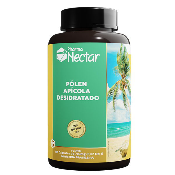 Pólen Apícola Desidratado 180 cápsulas 700mg