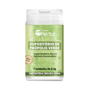 Supositório de Própolis Verde 7un